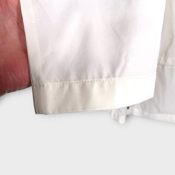 J Jill Pure Jill Fit Lightweight Performance Jacket White Zip Pockets Drawstring - Picture 6 of 9